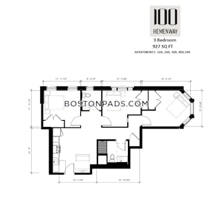 Northeastern/symphony Apartment for rent 3 Bedrooms 1 Bath Boston - $6,589