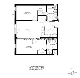 Allston Apartment for rent 2 Bedrooms 2 Baths Boston - $5,050 No Fee