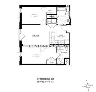Allston Apartment for rent 2 Bedrooms 2 Baths Boston - $5,075 No Fee