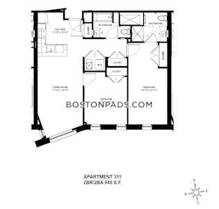 Allston Apartment for rent 2 Bedrooms 2 Baths Boston - $5,100 No Fee