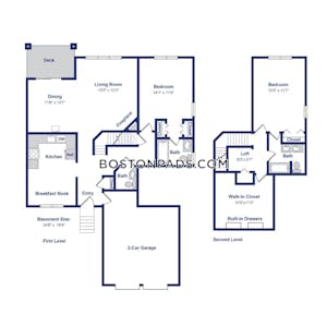 Waltham Apartment for rent 2 Bedrooms 2 Baths - $3,295